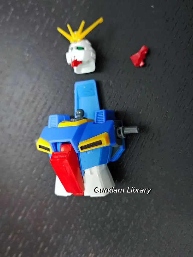 HGUC　ZZガンダム　頭部と胸部