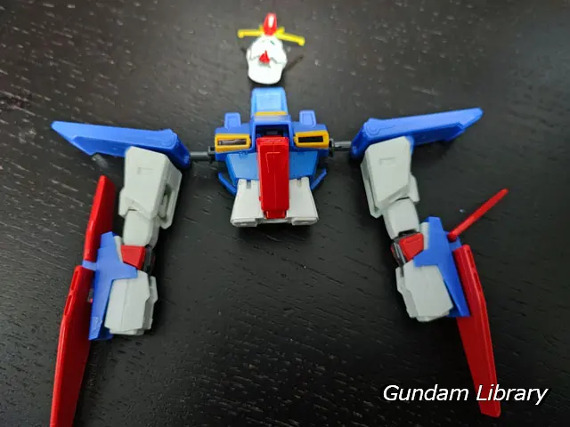 HGUC　ZZガンダム　頭部と胸部