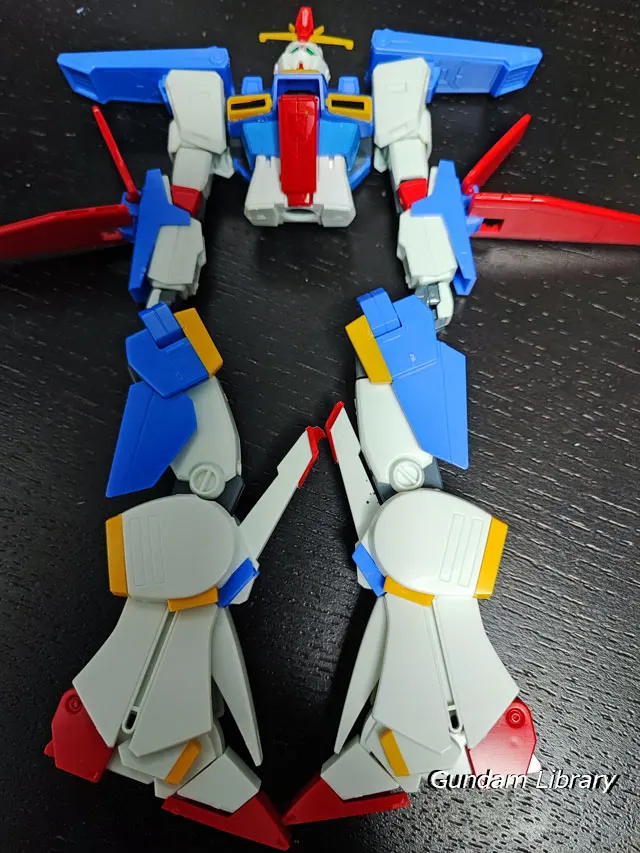 HGUC　ZZガンダム　頭部と胸部と足