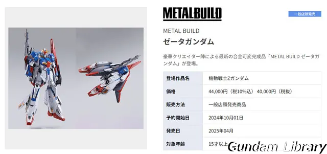 METAl BUILD Zガンダム