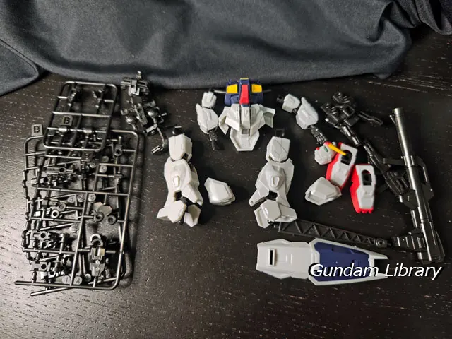 GFRAME FA ガンダムMkII　組み立て中