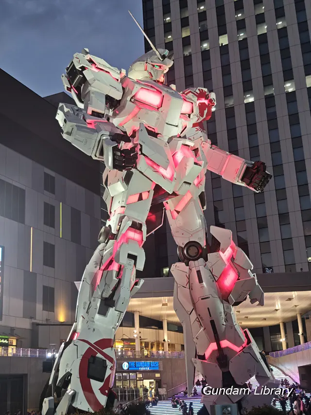 ユニコーンガンダム　お台場　さよなら