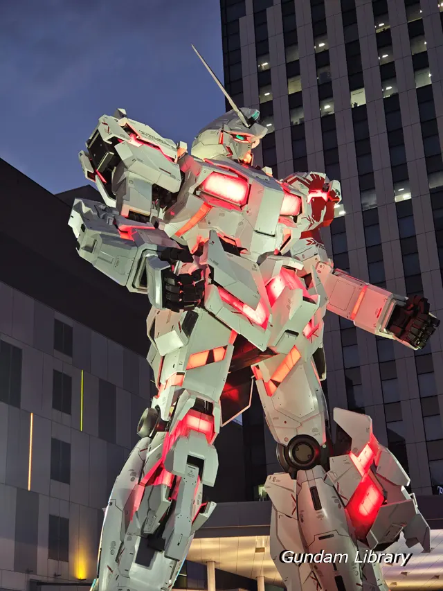 ユニコーンガンダム　お台場　さよなら