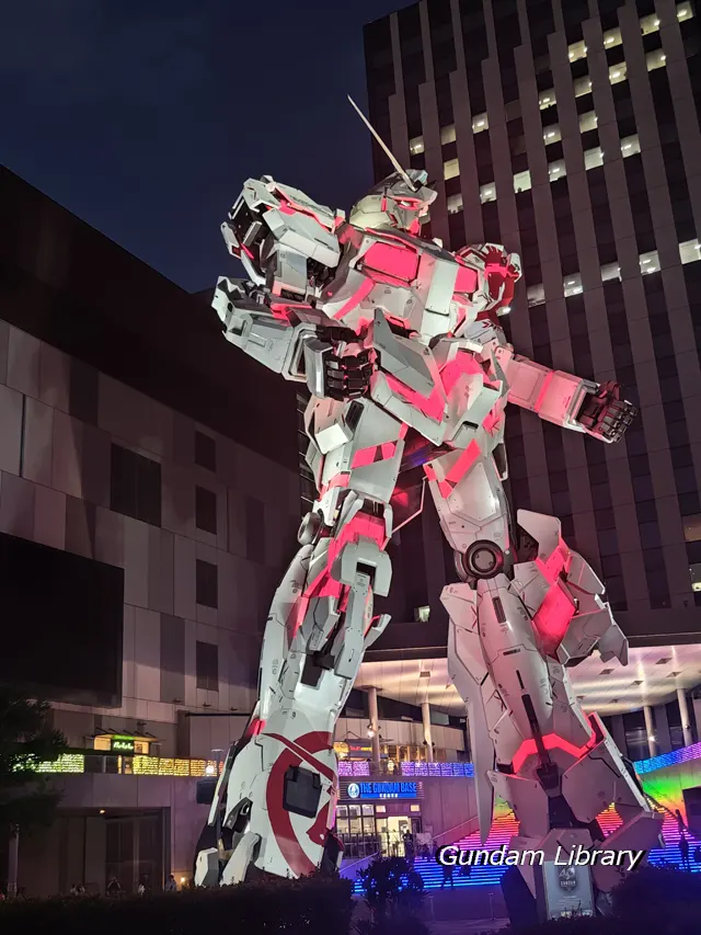ユニコーンガンダム　お台場　さよなら